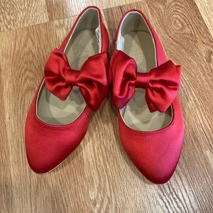 Janie and Jack bow flats